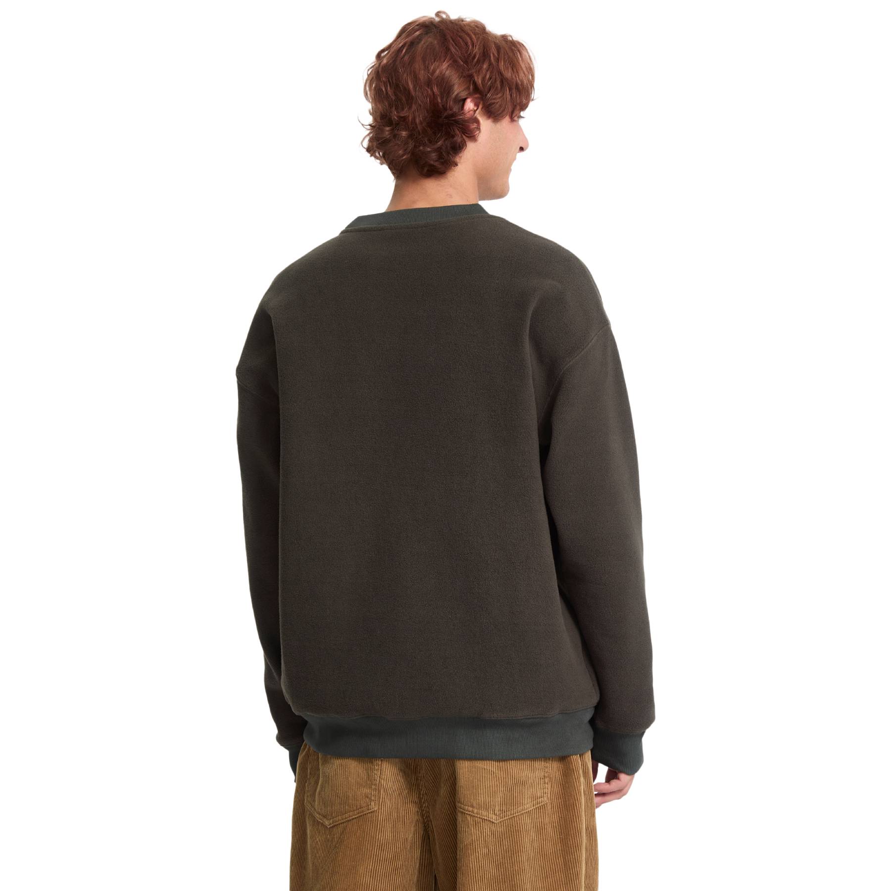 Sudadera Polar Volcom Too Kool Crew Rinsed Black