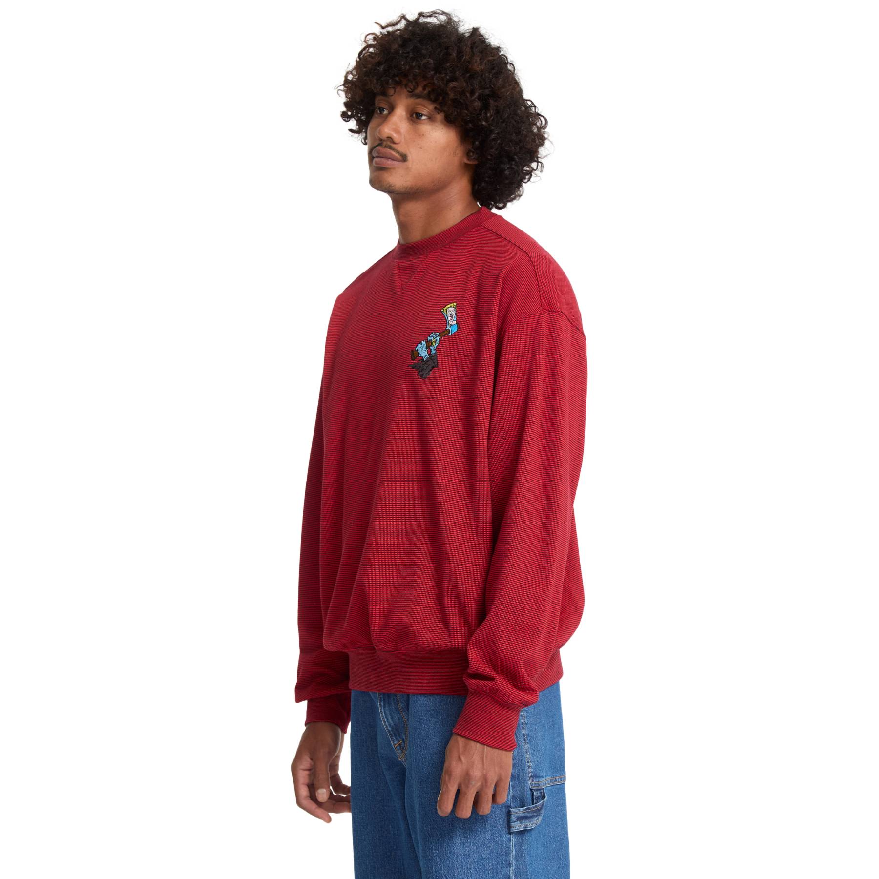 Sudadera Volcom JJ Villard Crew Lifeguard Red