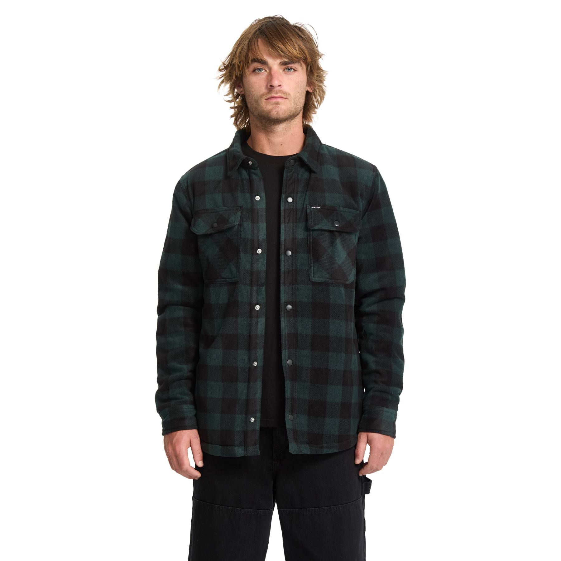 Sobrecamisa de Felpa Volcom Bowered Fleece Scarab