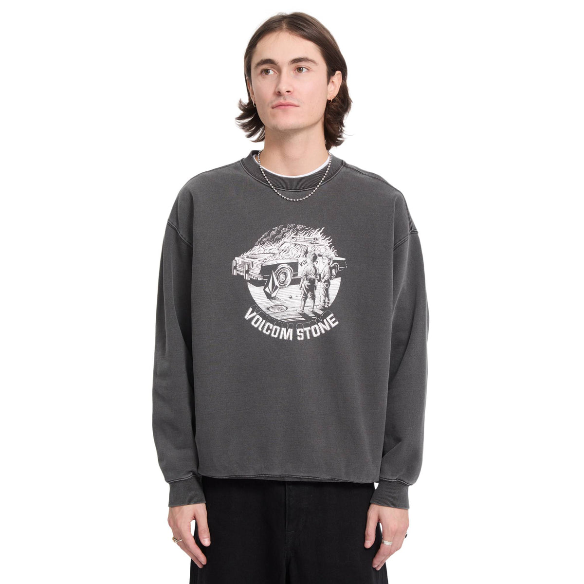 Sudadera Volcom Lifer Crew Black