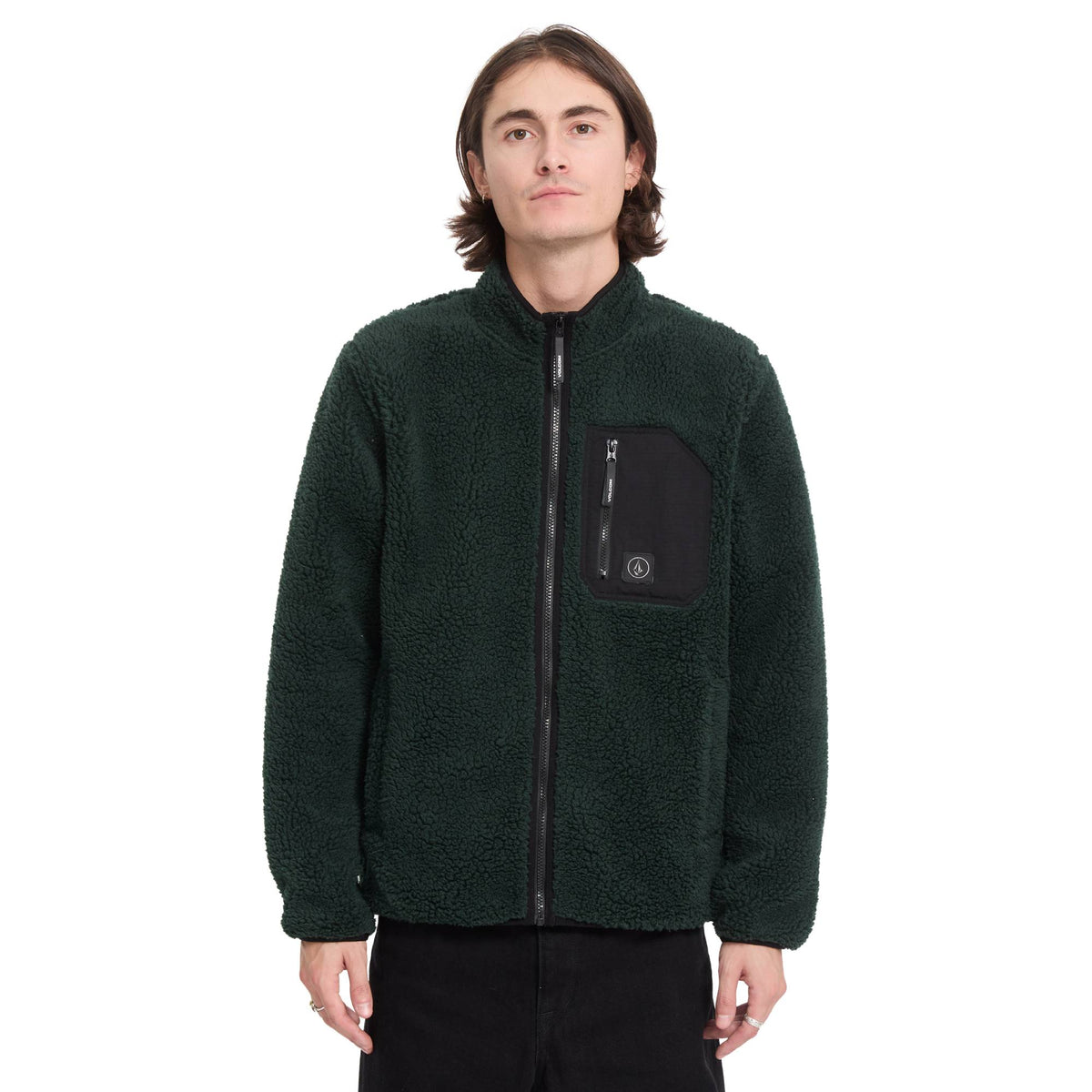 Polar Volcom Muzzer Fuzzar Zip Scarab