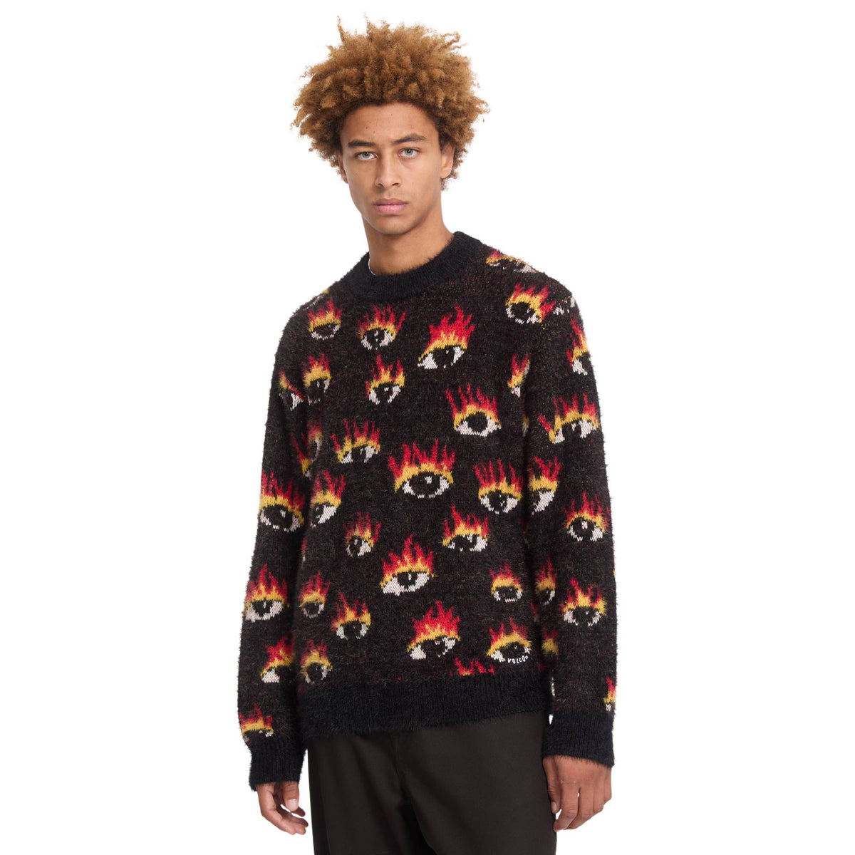 Jersey Volcom Ozzy Sweater Eyes Black