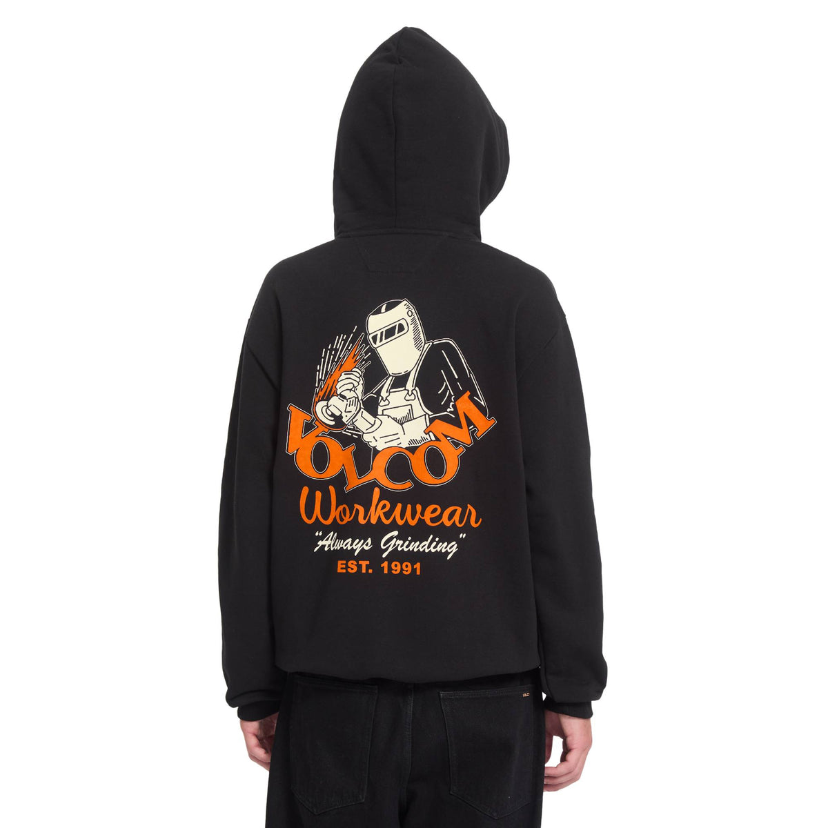Sudadera Volcom Always Grinding Black