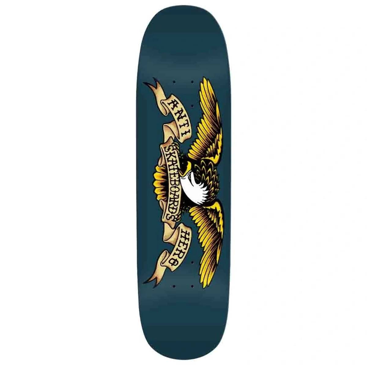 Tabla Skate Antihero Classic Eagle Shaped Blue Meanie 8.75 + Lija