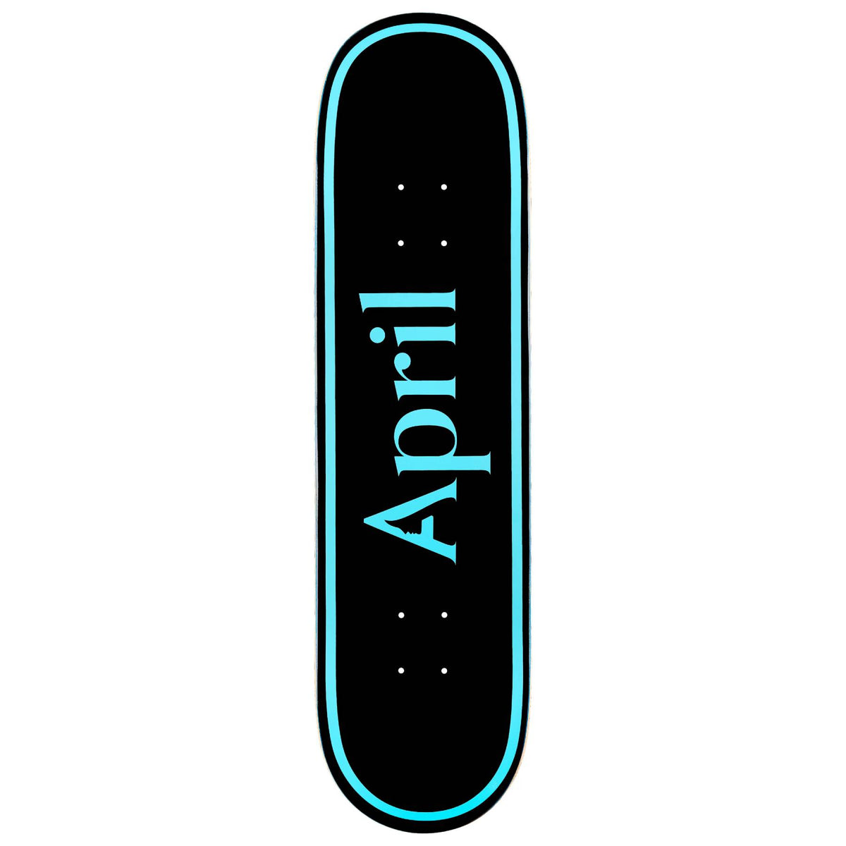Tabla Skate April OG Logo Blue Black 8.5 + Lija