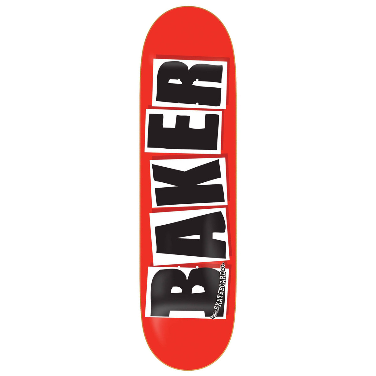 Tabla Skate Baker Brand Logo Red Black 8.475 + Lija