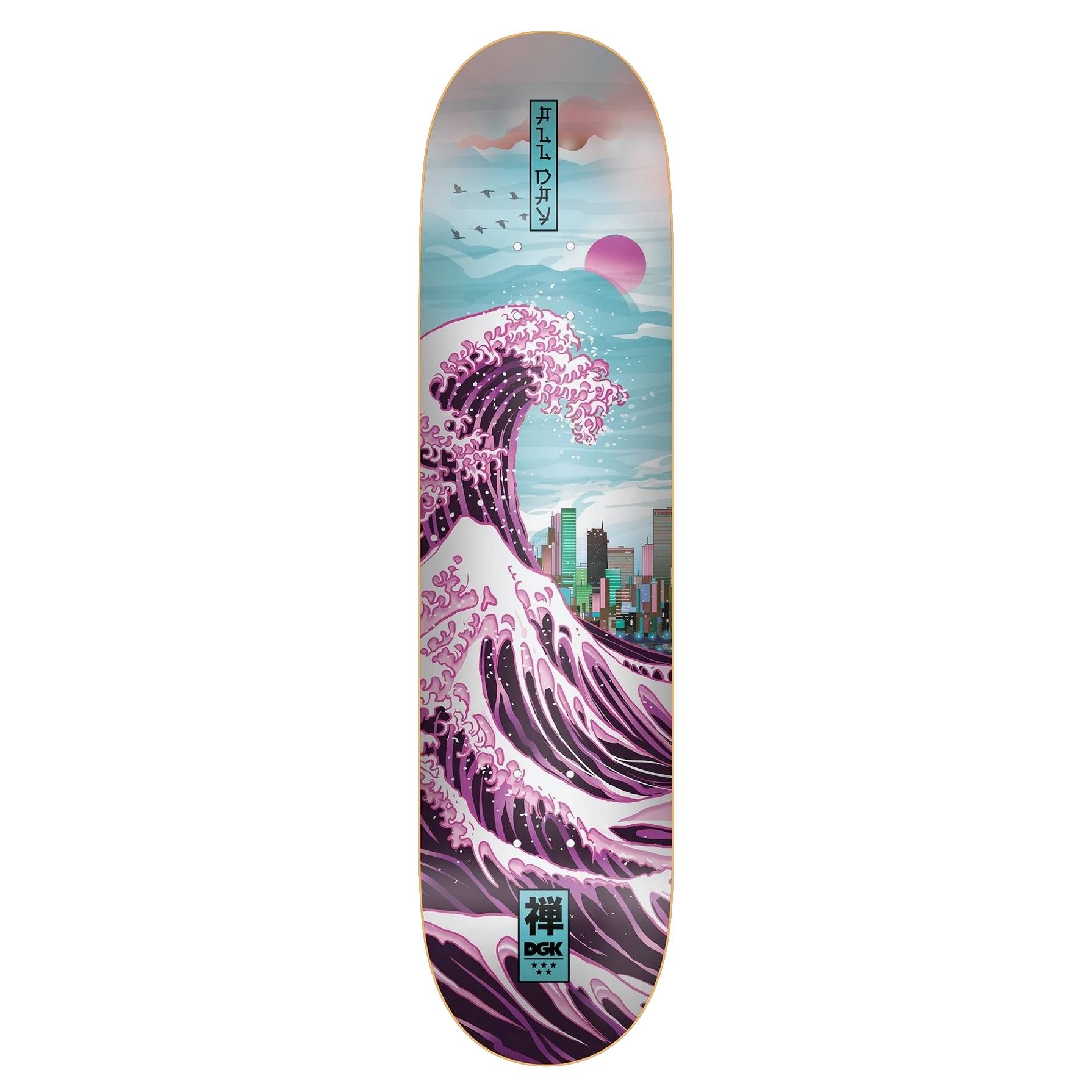 Tabla Skate DGK Zen Purple 8.1 + Lija