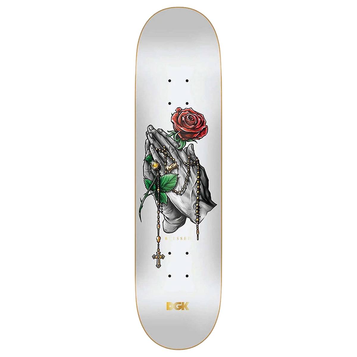 Tabla Skate DGK Rosary White 8.25 + Lija