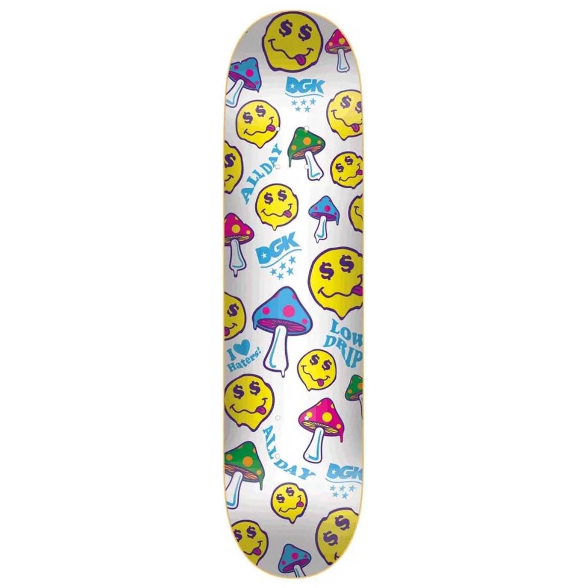 Tabla Skate DGK Happy Drip UV Active 8.25 + Lija