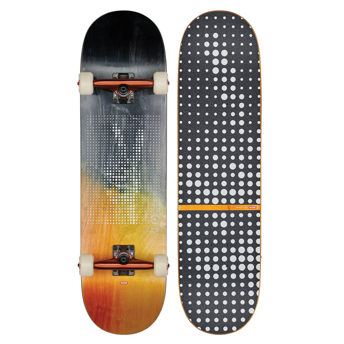 Tabla Skate Completa Globe G2 Dot Gain Peace 8.5