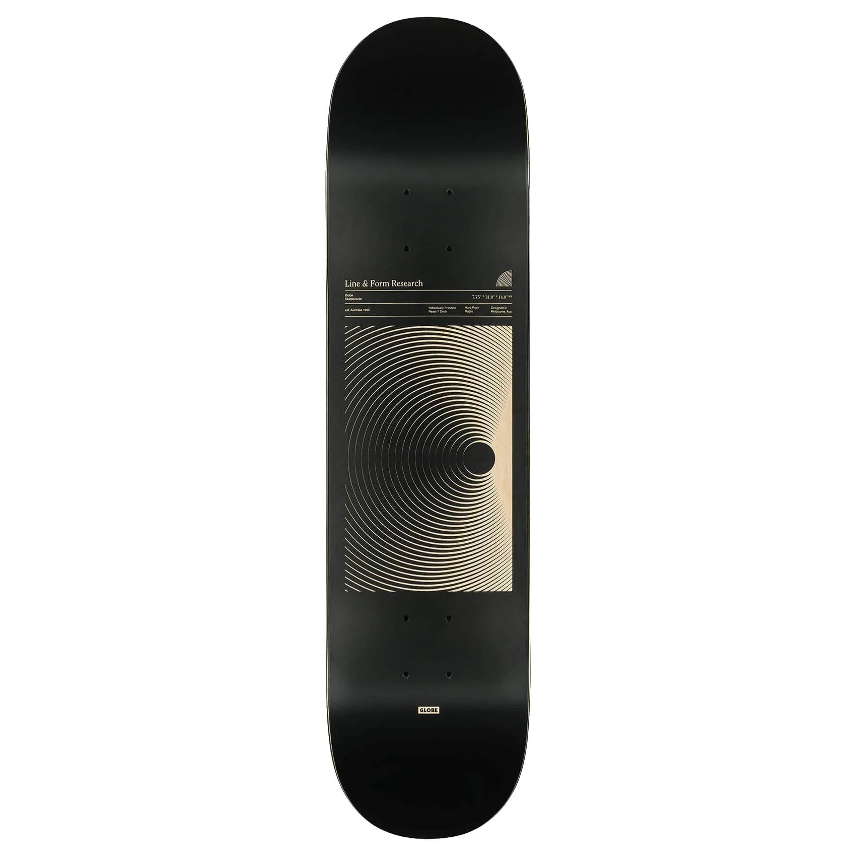 Tabla Skate Globe G1 Lineform Black 7.75 + Lija