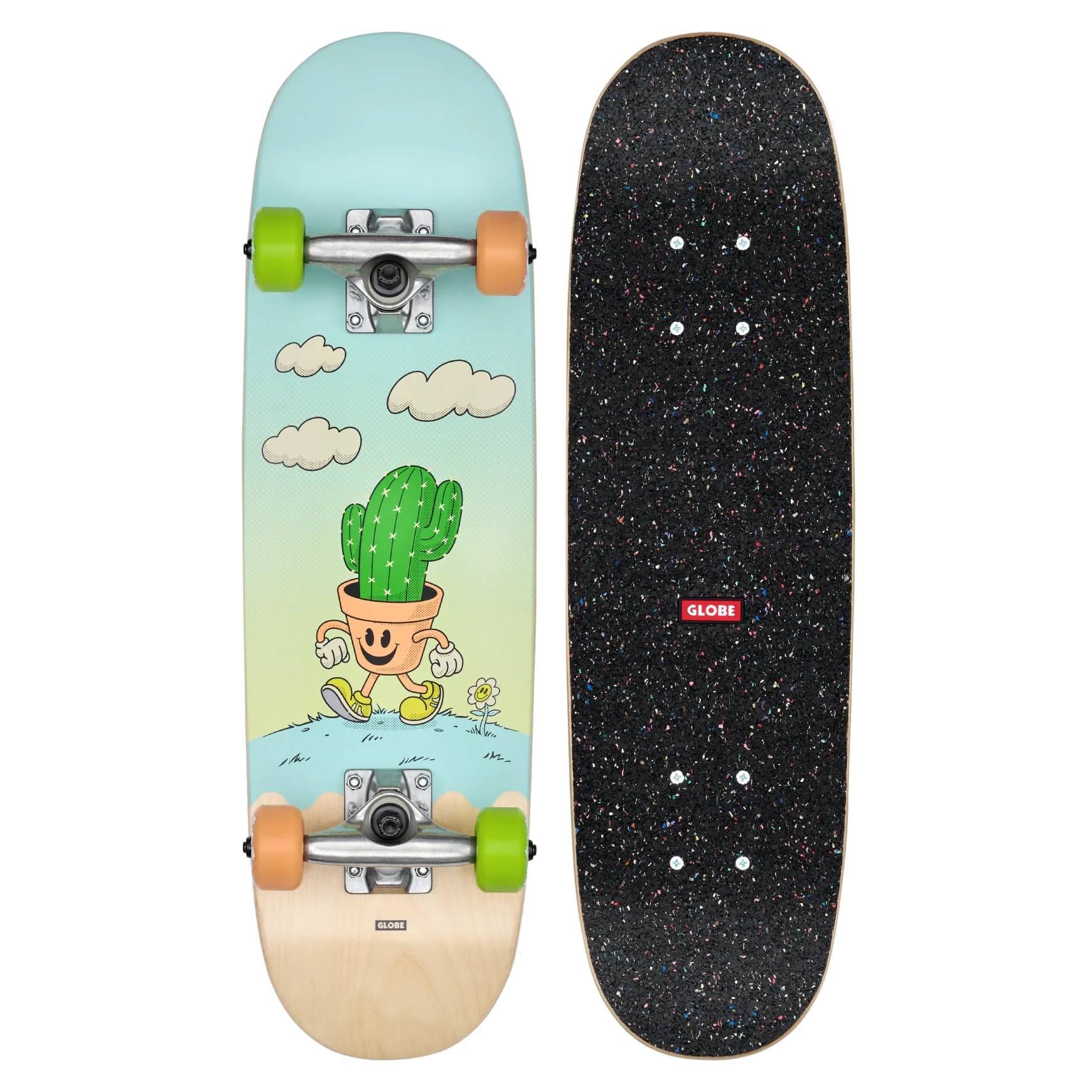 Tabla Skate Completa Globe Kids Softie 83 Micro Cacti Guy 7.125 Niño