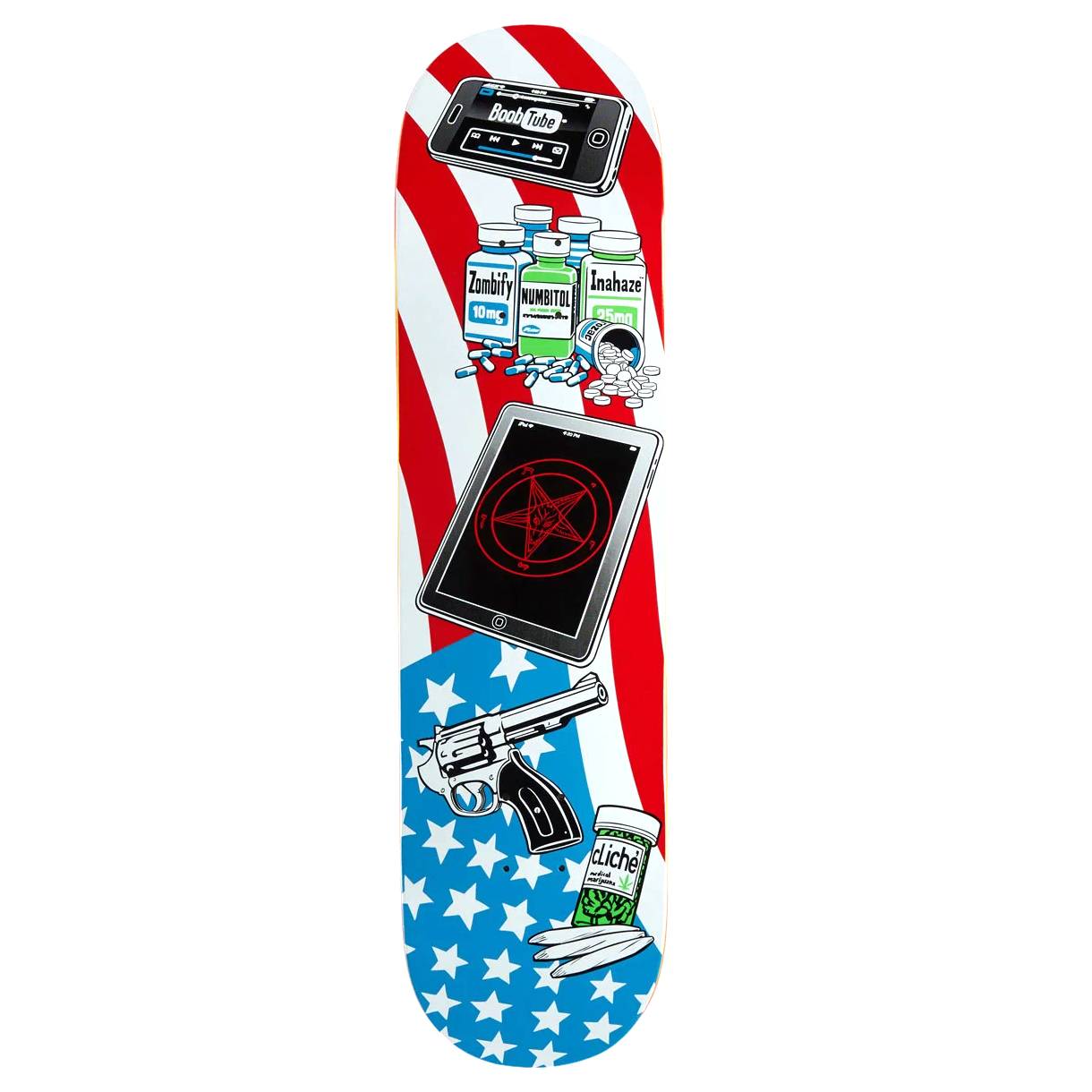 Tabla Skate Heritage Cliché American Dream 8.0 + Lija