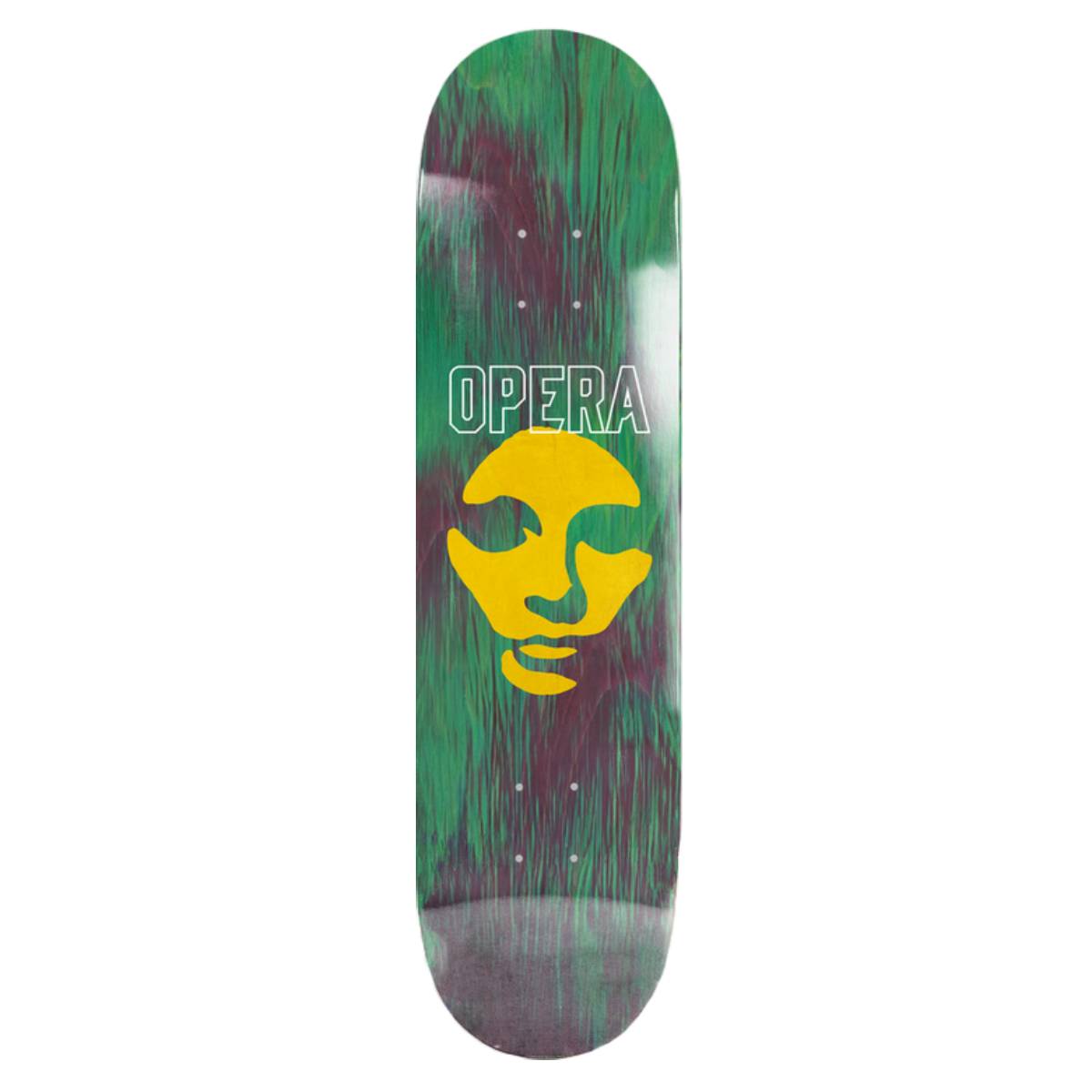 Tabla Skate Opera Die Cut Mask Green 8.0 + Lija