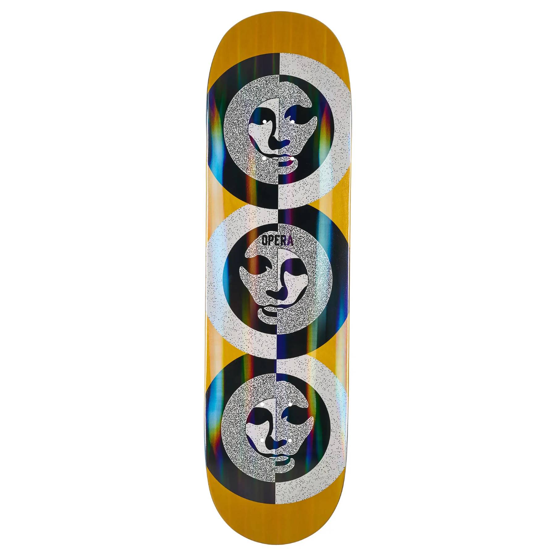 Tabla Skate Opera Kreiner 50-50 Yellow Oil Slick 8.5 + Lija