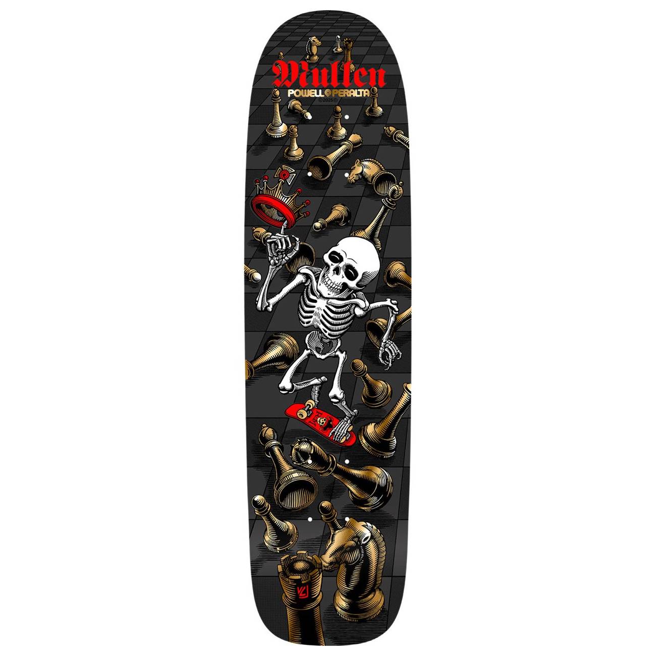 Tabla Skate Powell Peralta Bones Brigade Rodney Mullen Series 16 Black 7.4