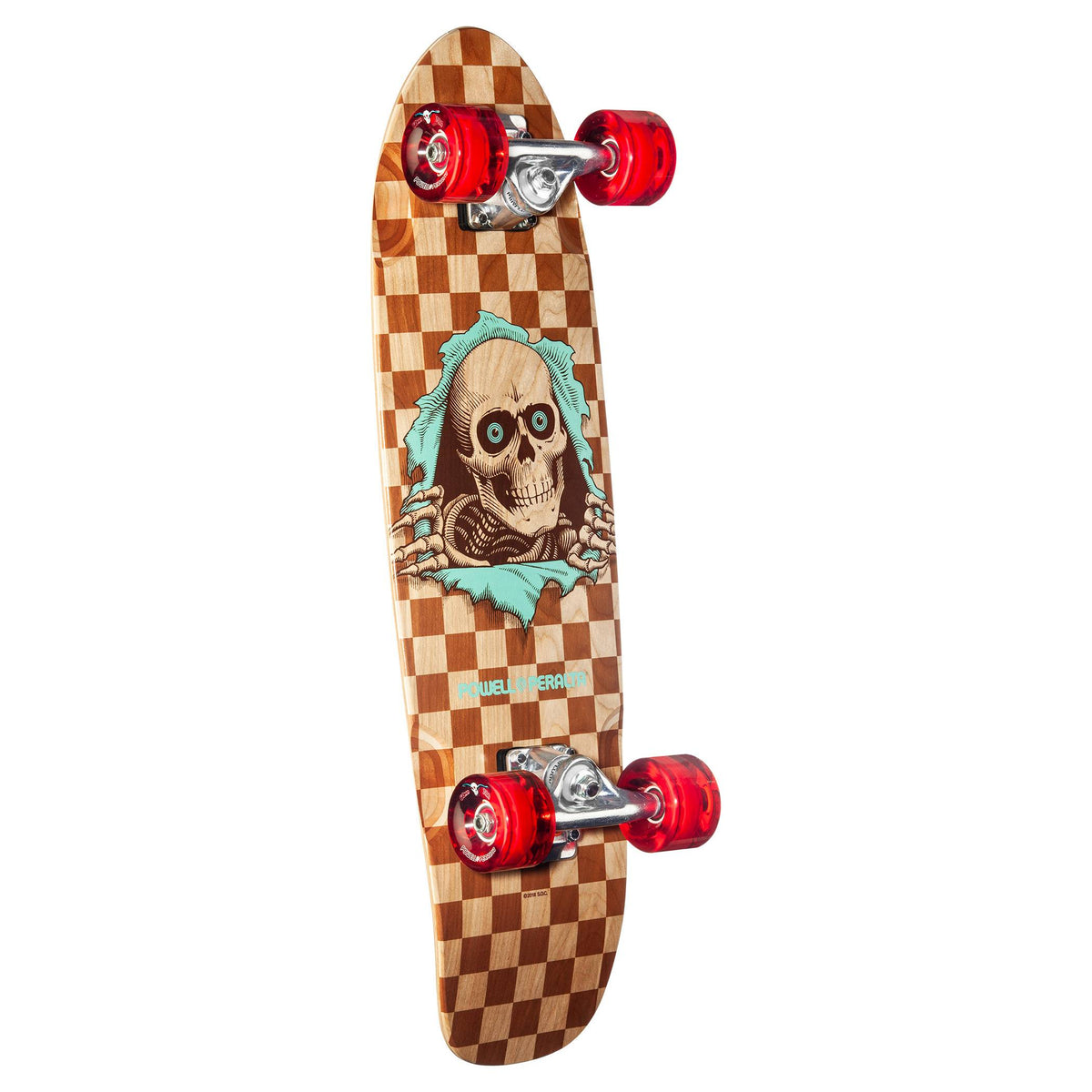Cruiser Powell Peralta Sidewalk Surfer Natural Checker Ripper 8.37