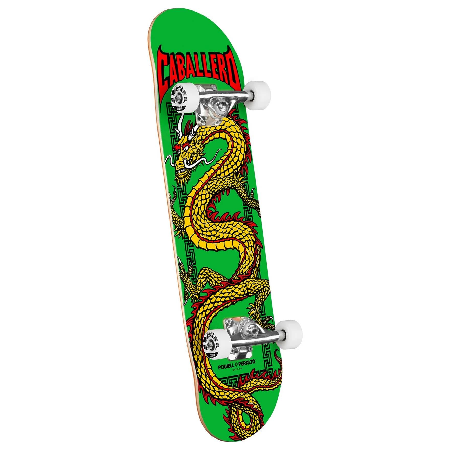 Tabla Skate Completa Powell Peralta Cab Chinese Dragon Green 7.5 Niño