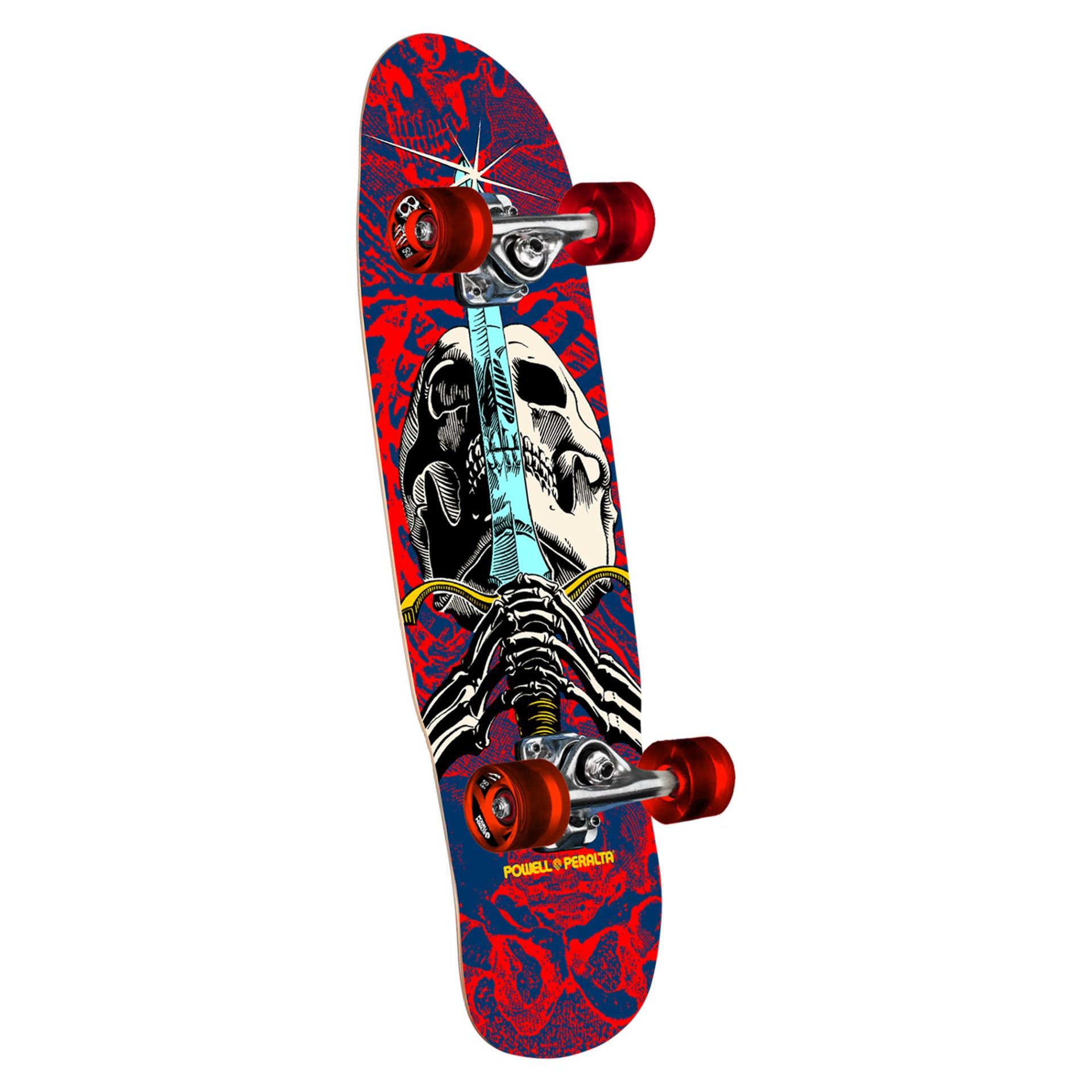 Cruiser Powell Peralta Skull & Sword Navy Red 8.0
