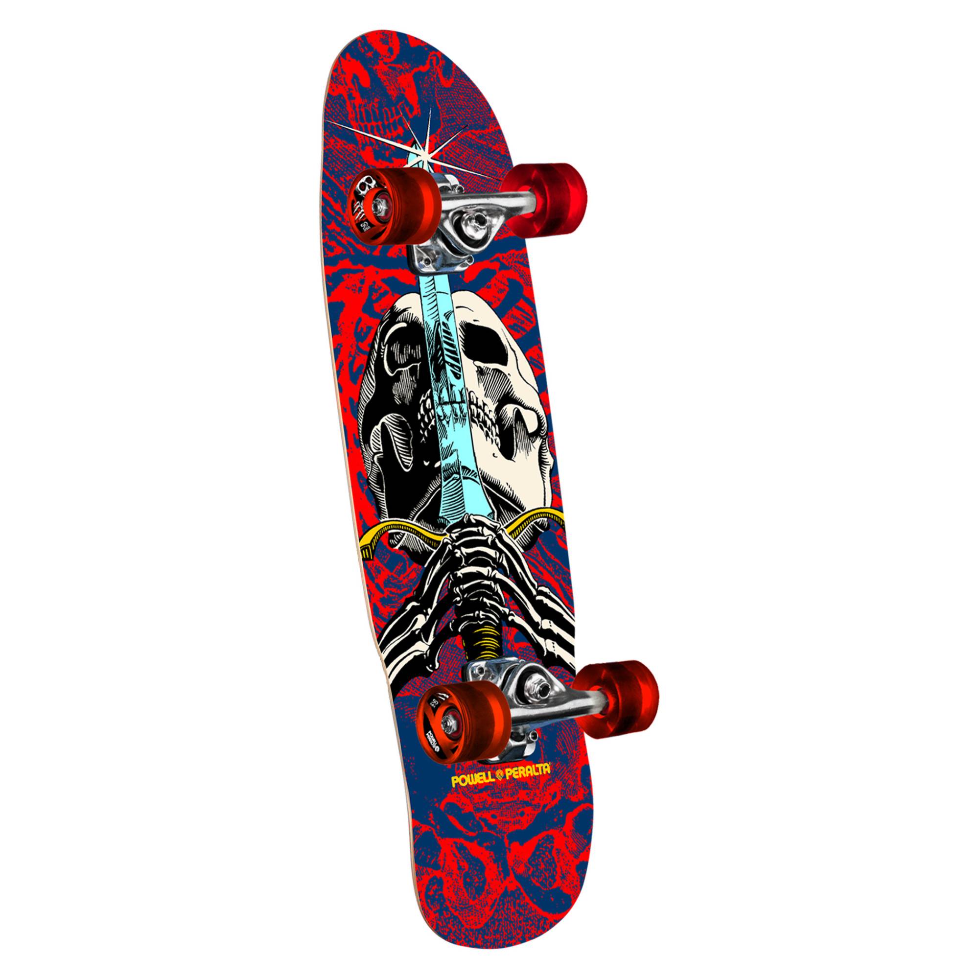 Cruiser Powell Peralta Skull & Sword Navy Red 8.0