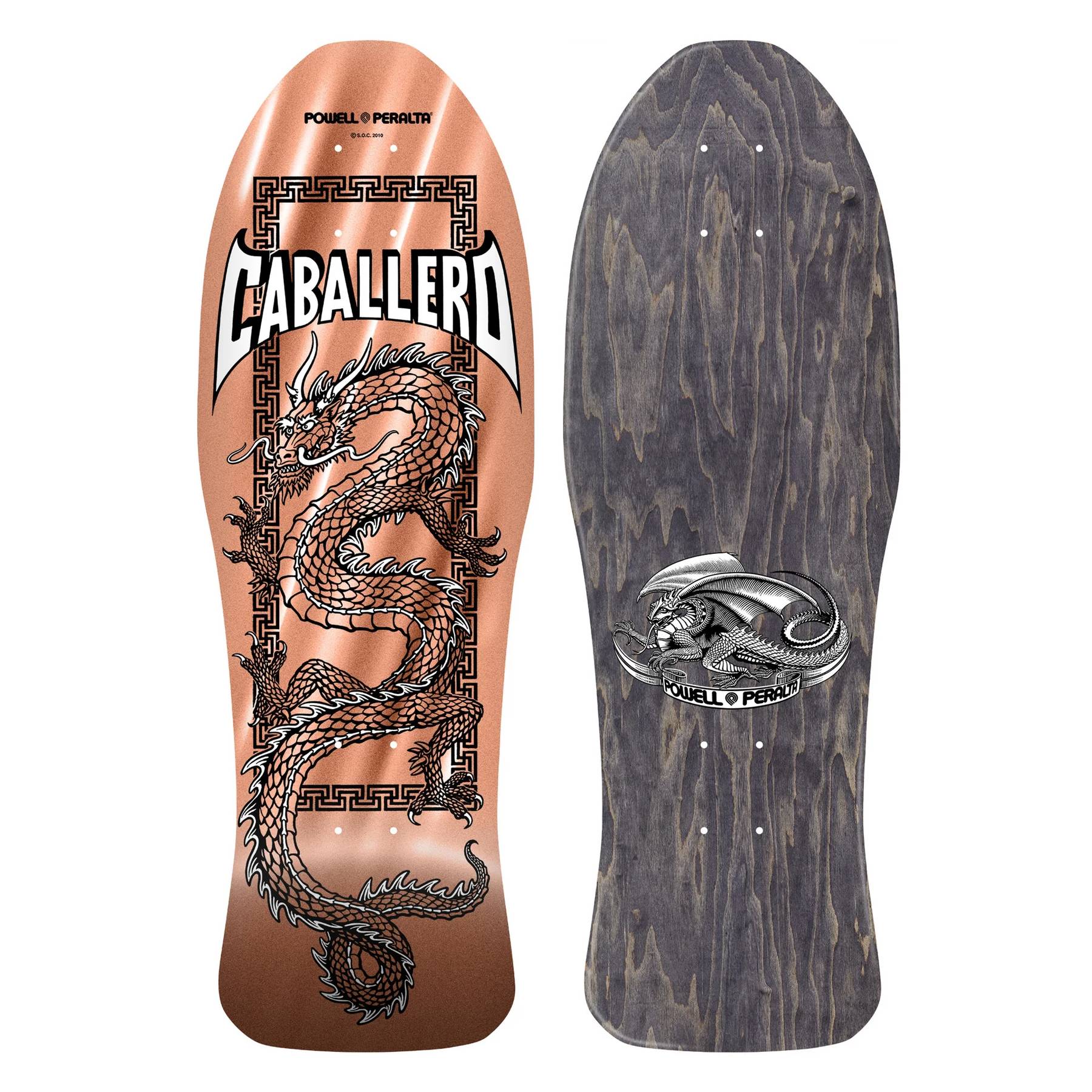 Tabla Skate Powell Peralta Steve Caballero Chinese Dragon 24 Copper Foil 10.0