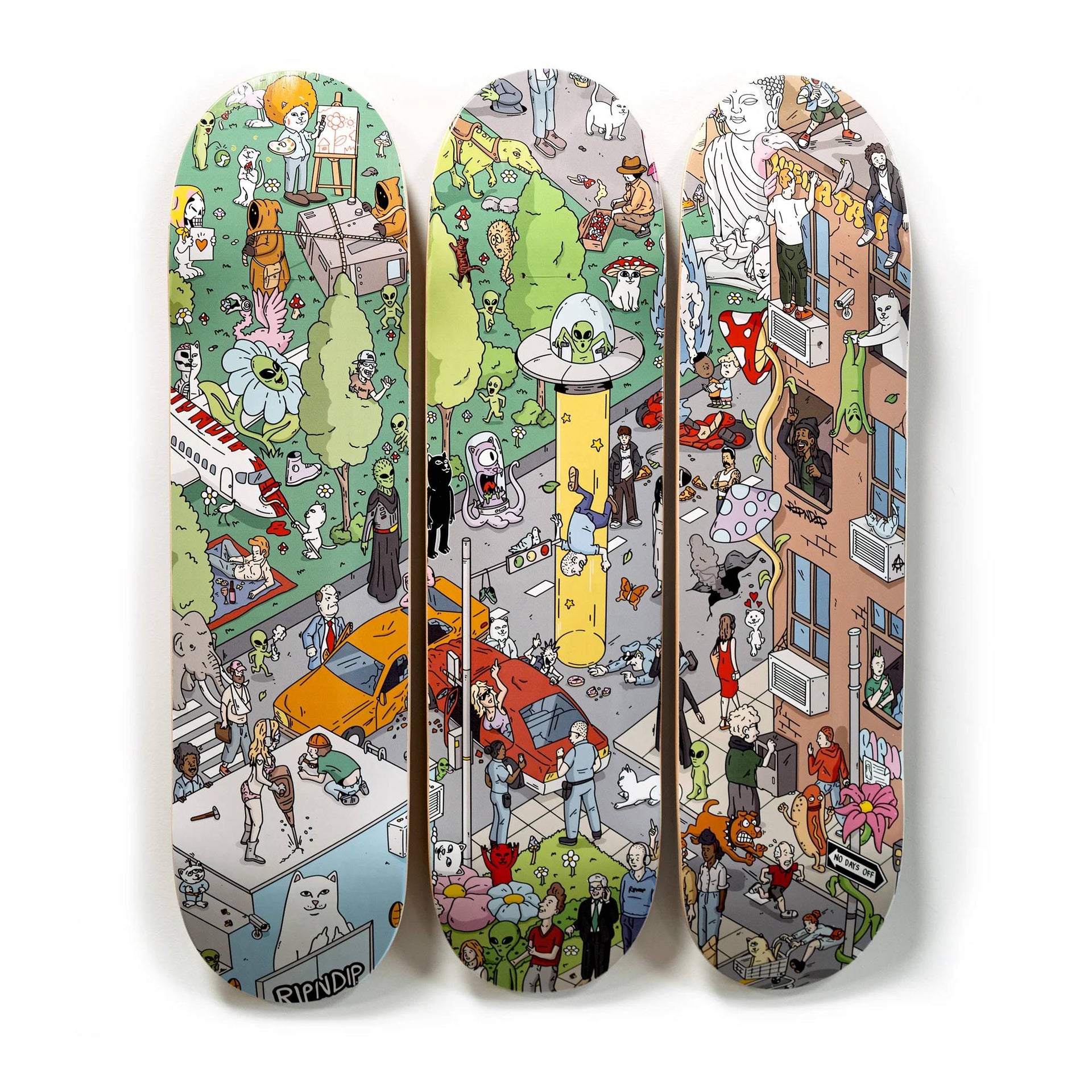 Tabla Skate Ripndip Nerm City 2 8.25 + Lija
