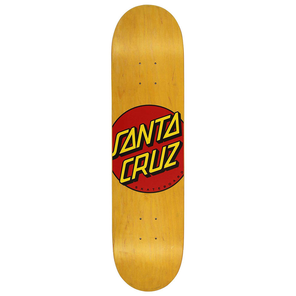 Tabla Skate Santa Cruz Classic Dot Yellow 7.75 + Lija