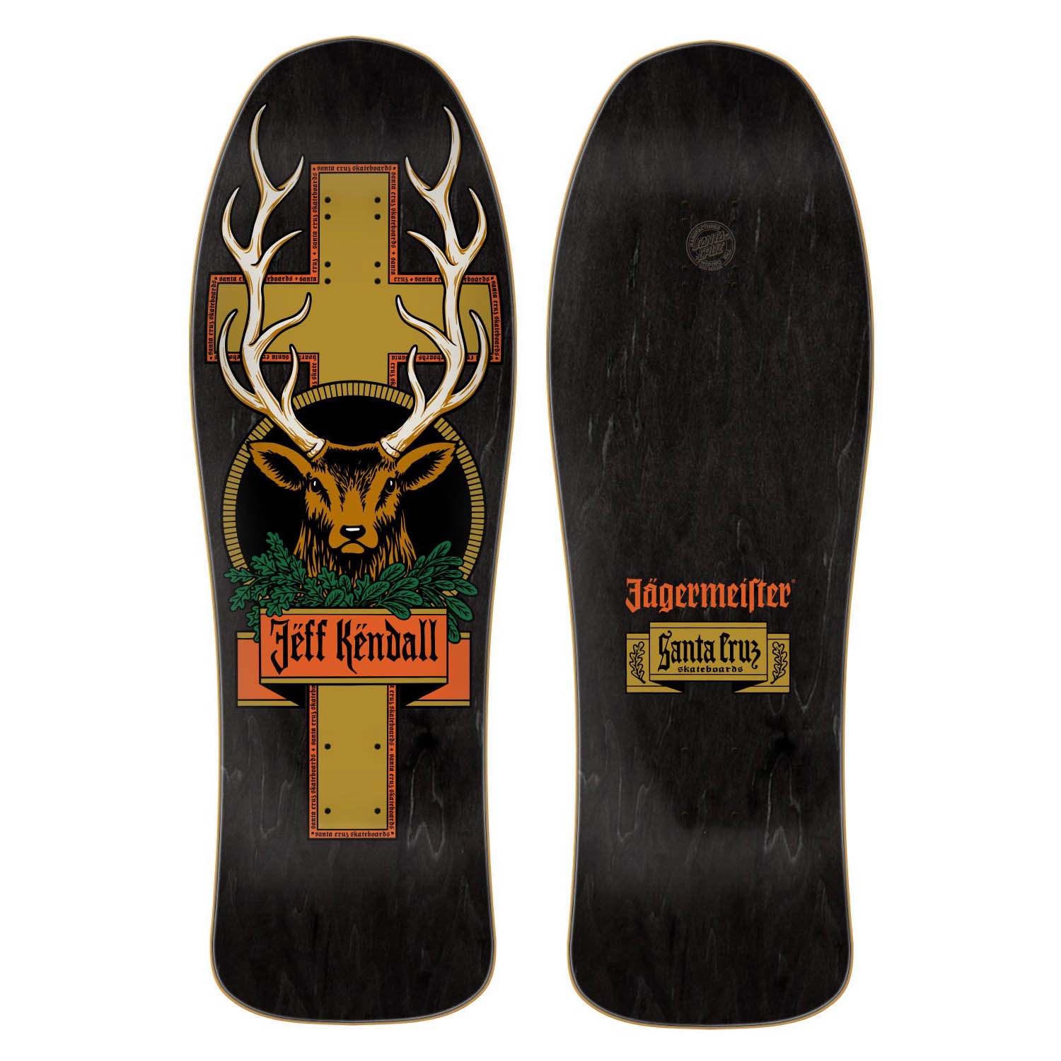 Tabla Skate Santa Cruz Jagermeister Kendall Deer Reissue 10.18