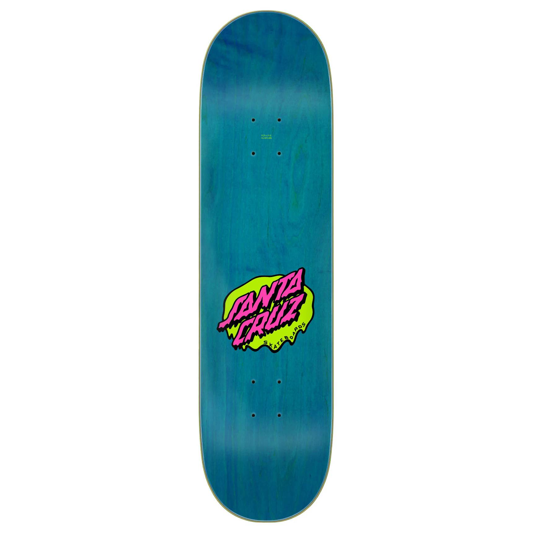 Tabla Skate Santa Cruz Slime Scream 7 Ply Birch 8.25 + Lija