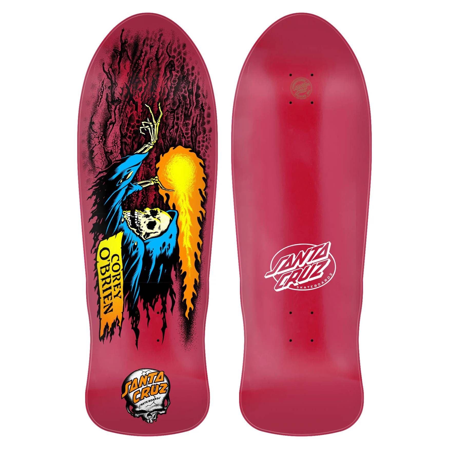 Tabla Skate Santa Cruz OBrien Reaper Reissue 9.85