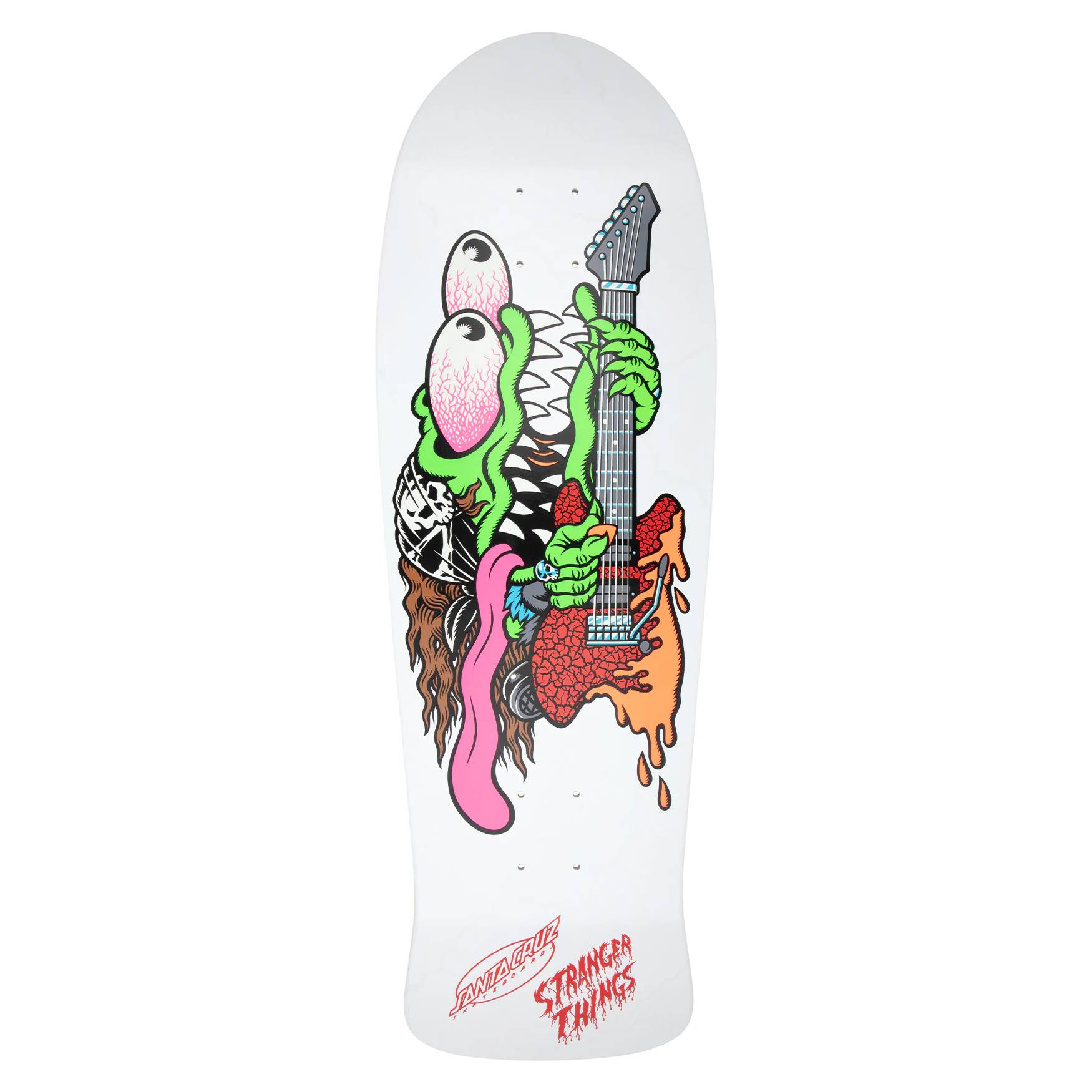 Tabla Skate Santa Cruz Stranger Things Meek Slasher Eddie Reveal 10.1