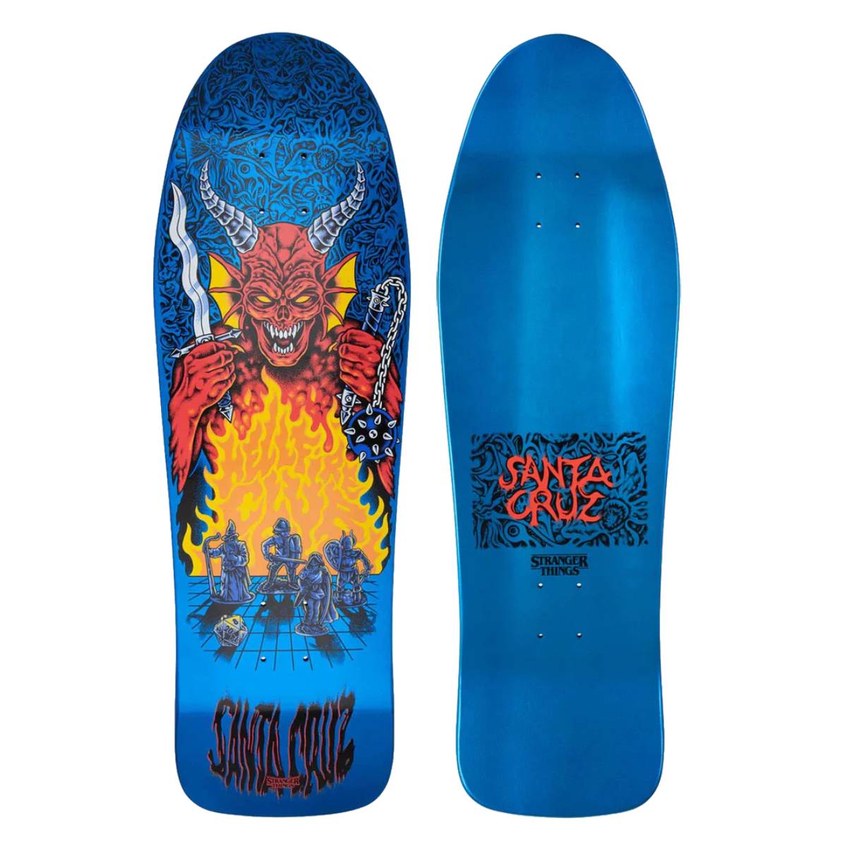 Tabla Skate Santa Cruz Stranger Things Knox Hellfire Pit 10.07