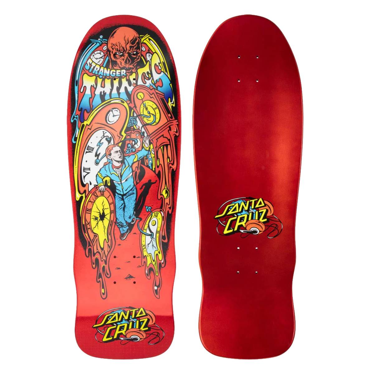 Tabla Skate Santa Cruz Stranger Things Grabke Max Melting Clock 9.7