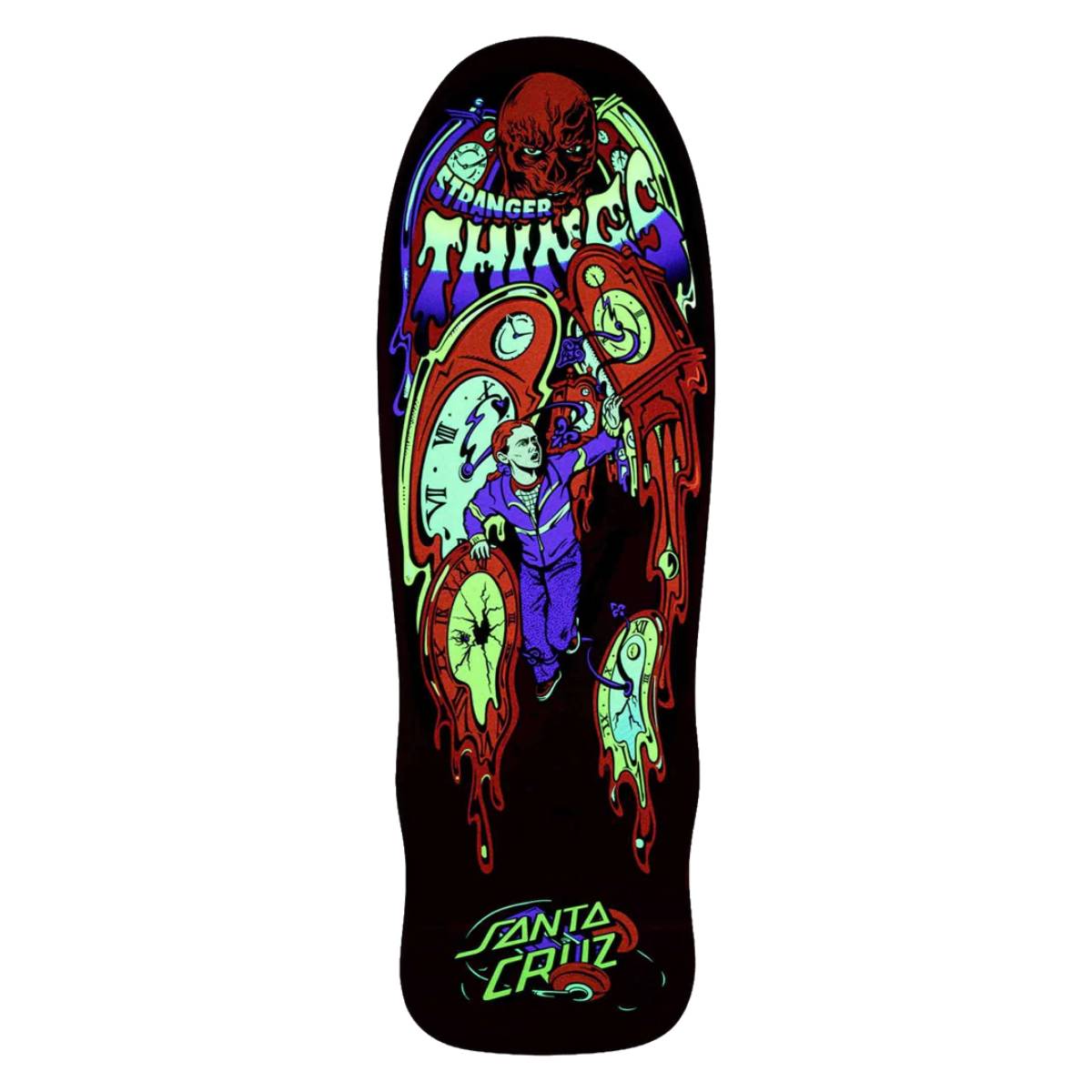 Tabla Skate Santa Cruz Stranger Things Grabke Max Melting Clock 9.7