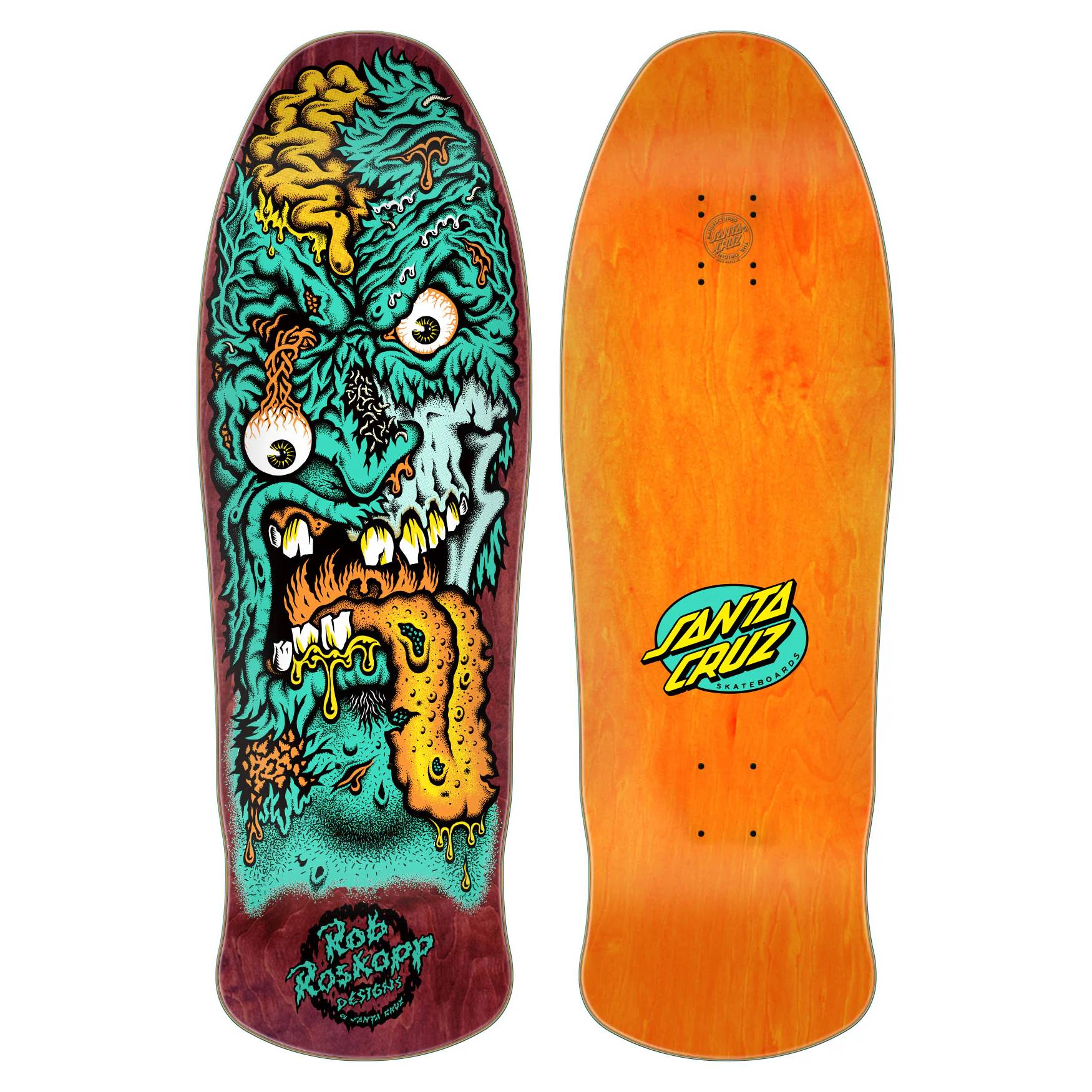 Tabla Skate Santa Cruz Rob Roskopp Face Two Reissue 9.9