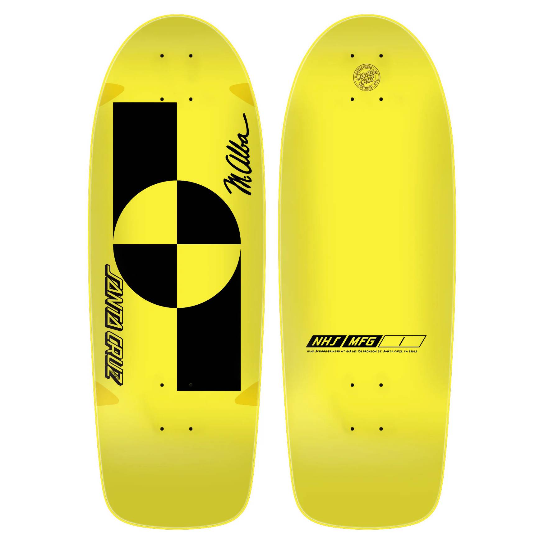 Tabla Skate Santa Cruz Malba Crash Test Reissue 10.03