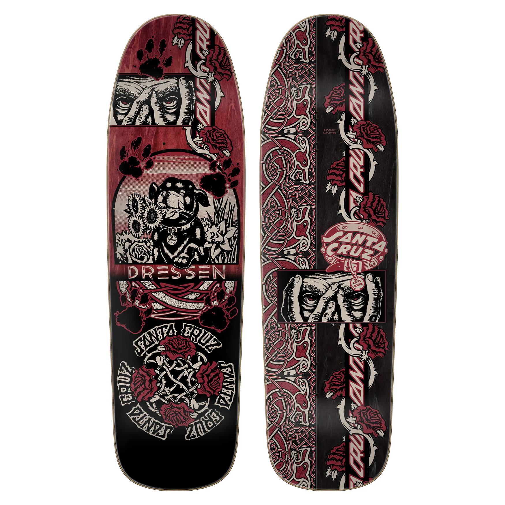 Tabla Skate Santa Cruz Dressen Evo Pro Shaped 9.3