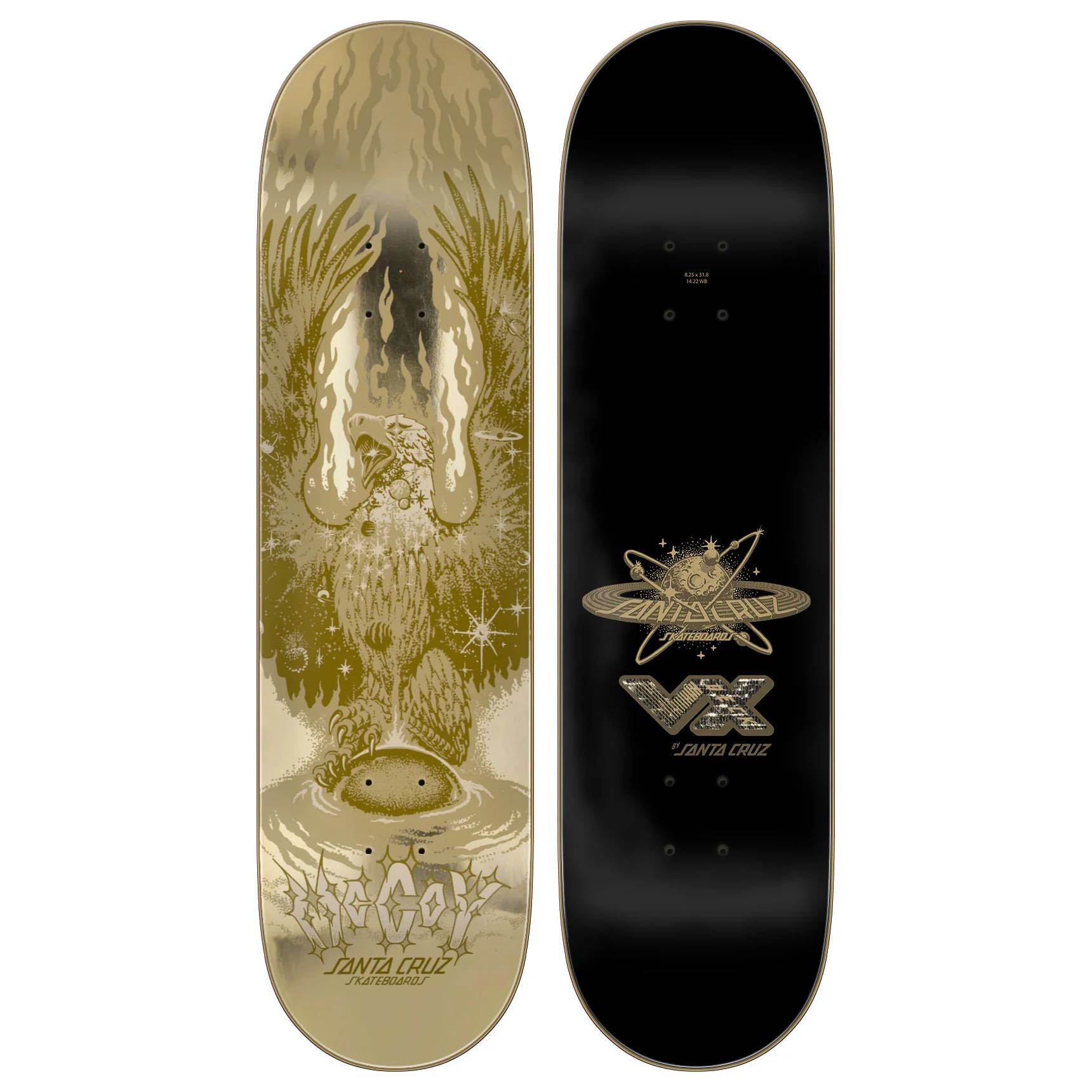 Tabla Skate Santa Cruz McCoy Cosmic Eagle VX Twin 8.25 + Lija
