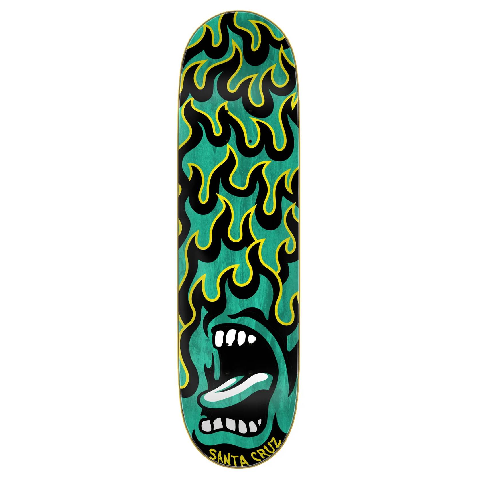 Tabla Skate Santa Cruz Screaming Flame 7 Ply Birch 8.5 + Lija