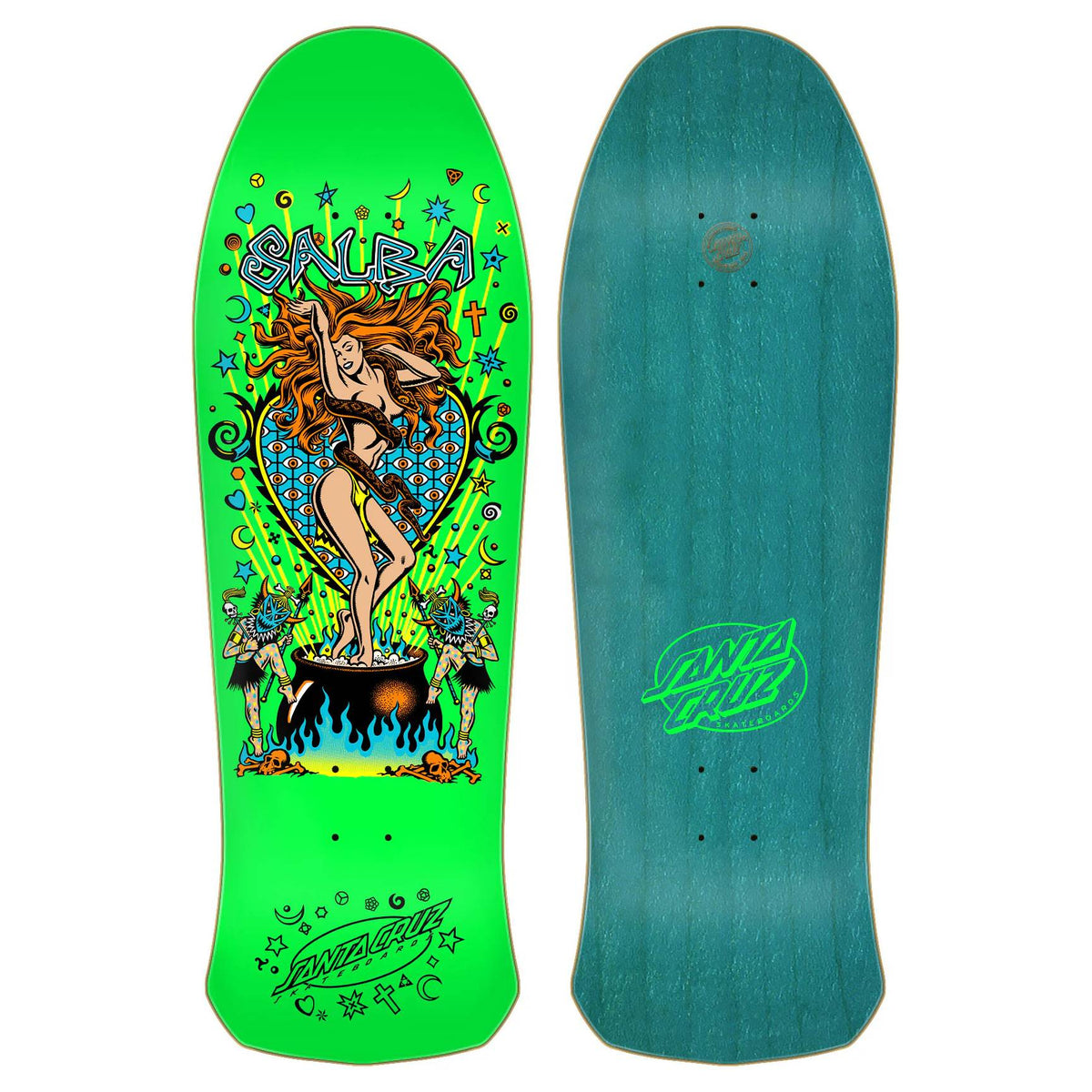 Tabla Skate Santa Cruz Salba Witch Doctor Reissue 10.4