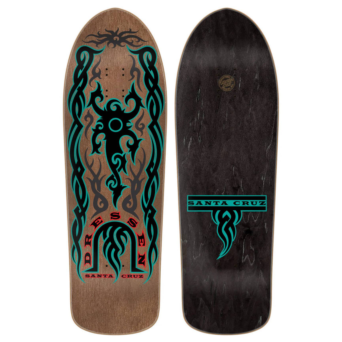 Tabla Skate Santa Cruz Dressen Tribal Reissue 9.9