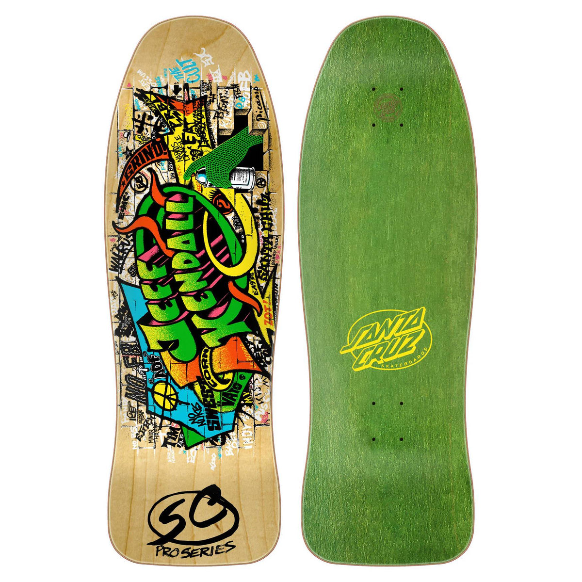 Tabla Skate Santa Cruz Kendall Graffiti Reissue 9.69