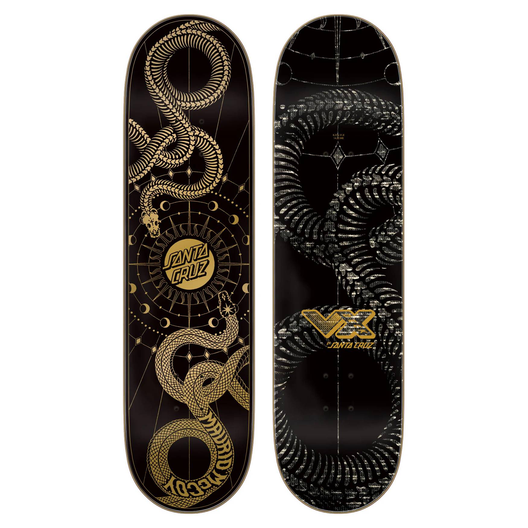 Tabla Skate Santa Cruz Mccoy Snakes VX 8.25 + Lija