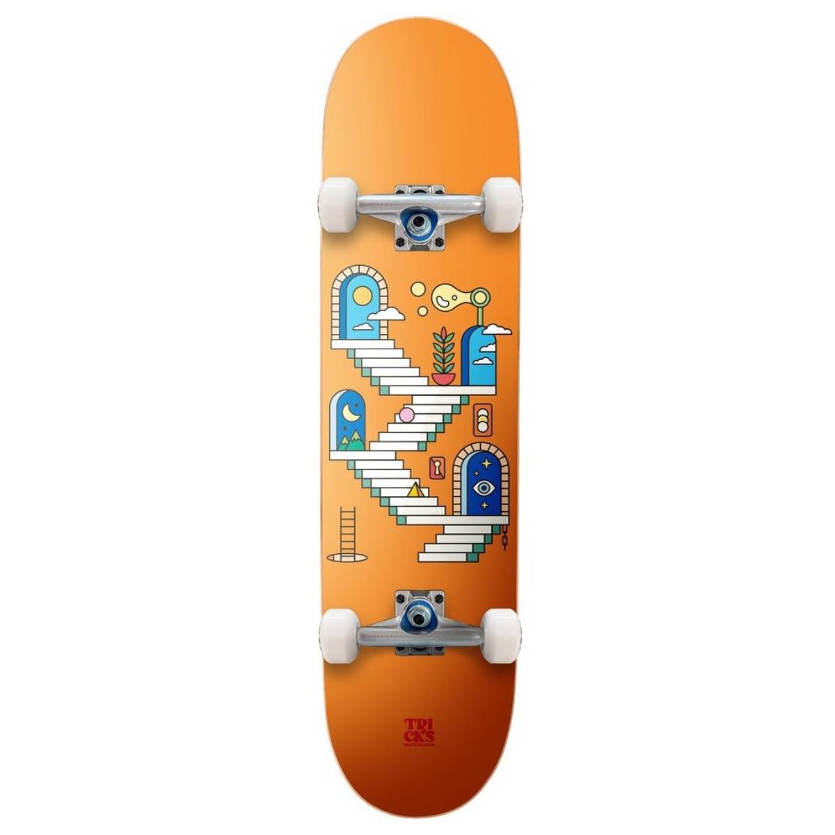 Tabla Skate Completa Tricks Stairs 8.0