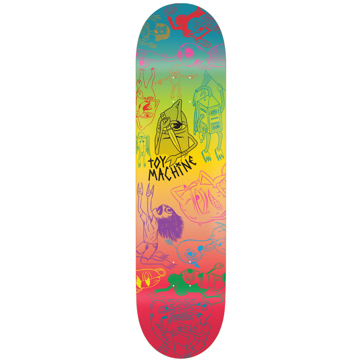 Tabla Skate Toy Machine Characters II 8.0 + Lija