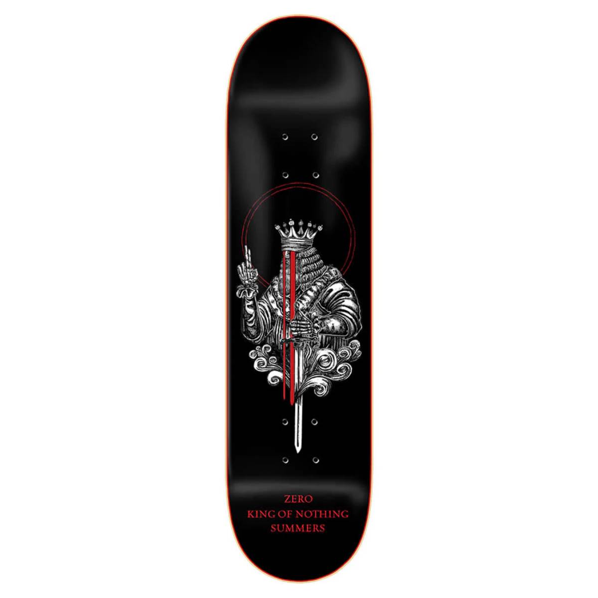 Tabla Skate Zero Summers King Of Nothing 8.5 + Lija