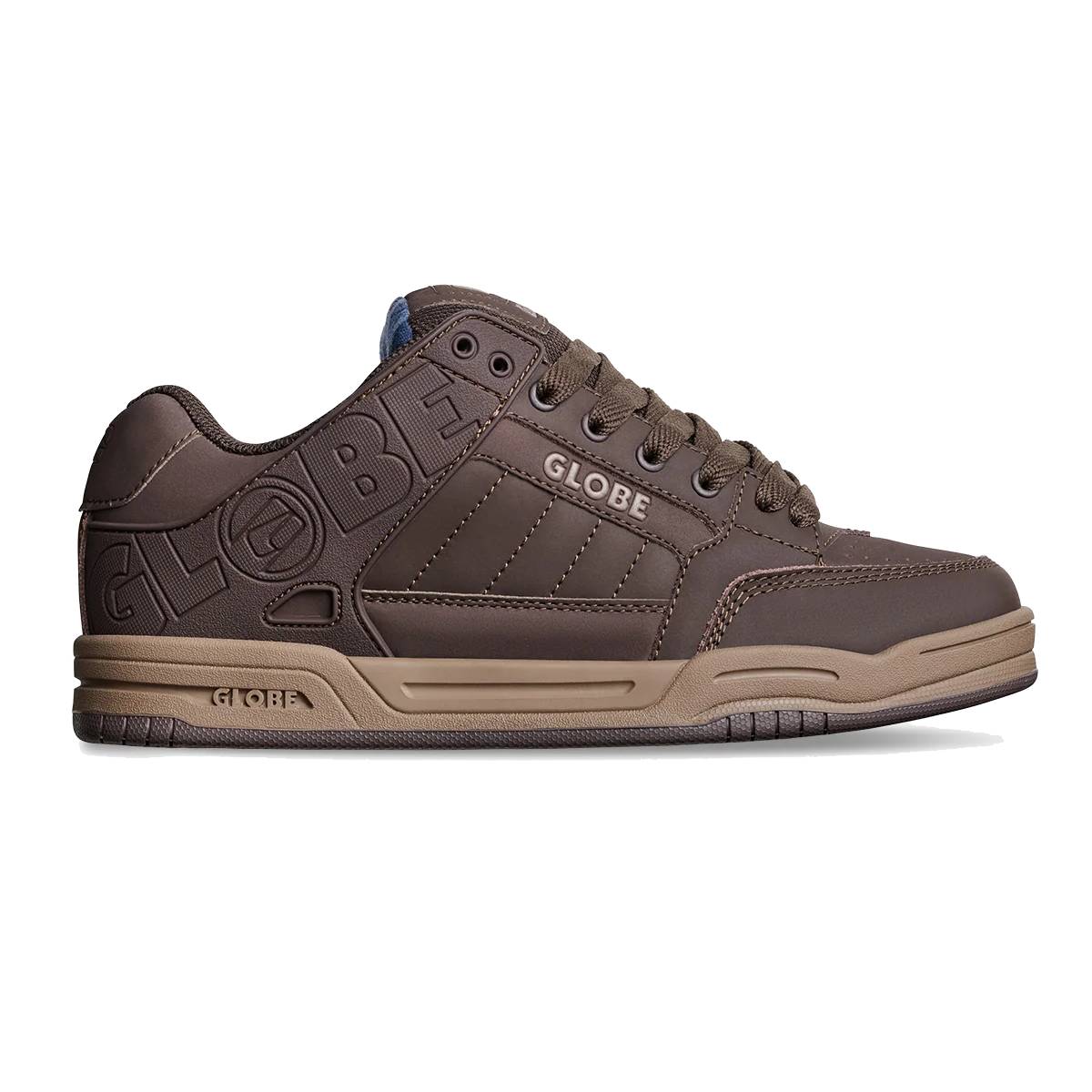 Zapatillas Globe Tilt Brown Blue Tartan