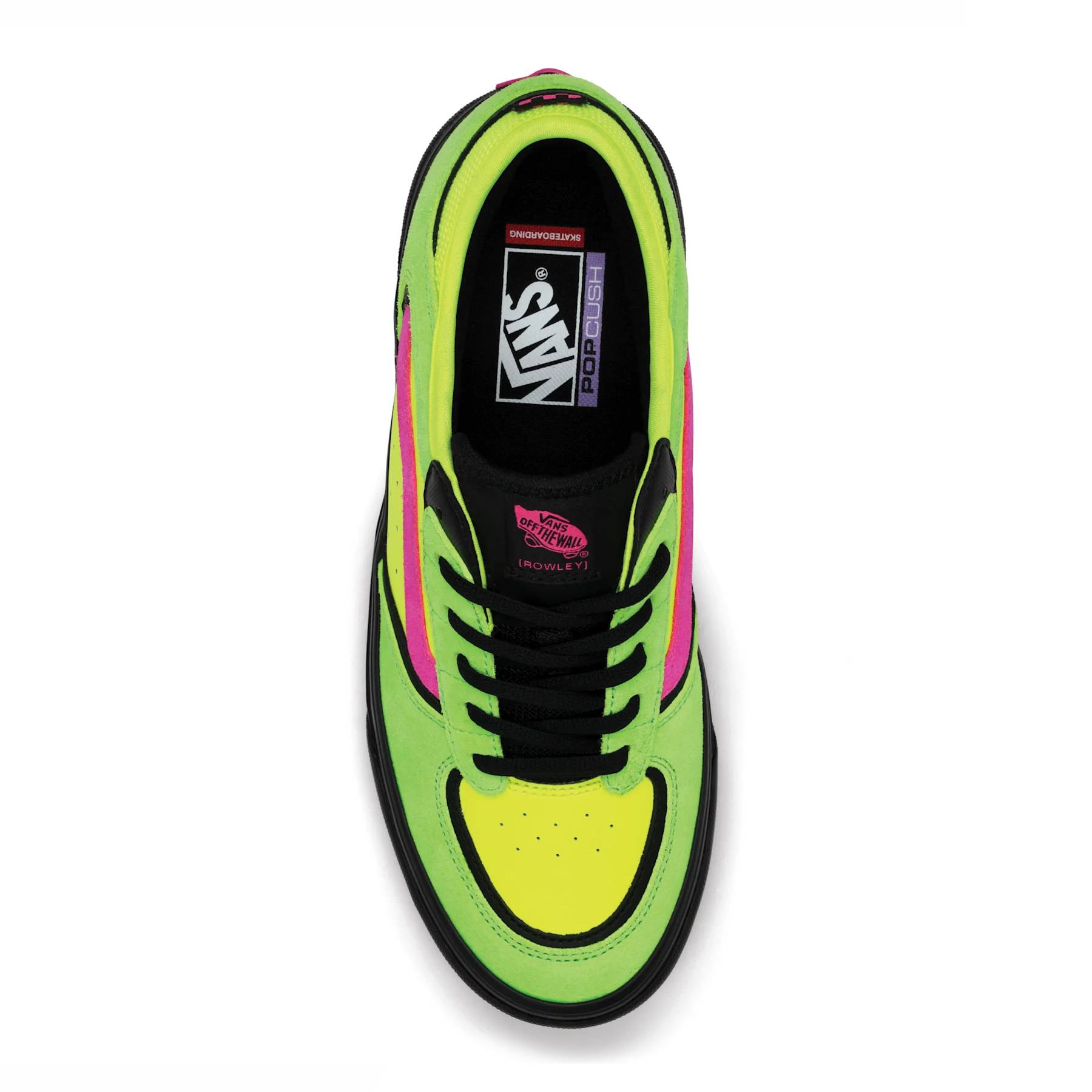 Zapatillas Vans Skate Rowley Neon Pink Green