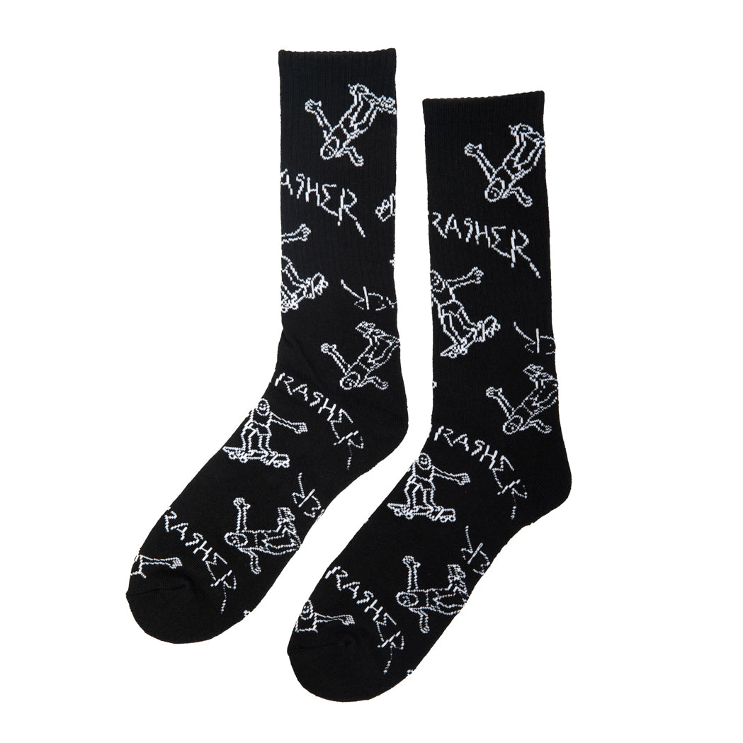 Calcetines Thrasher Gonz Logo Crew Black