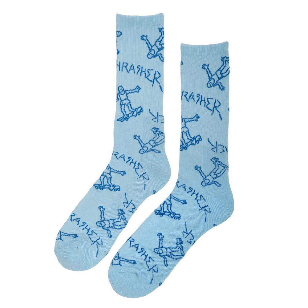 Calcetines Thrasher Gonz Logo Crew Blue
